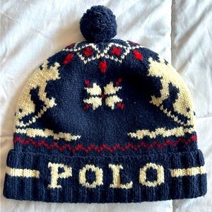 Ralph Lauren Polo mens winter beanie ski hat